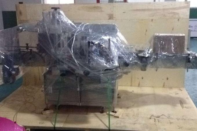 Etikettiermaschine aus Aluminiumlegierung Opp Fläschchen für runde Flaschen, industrielle Etikettiermaschine