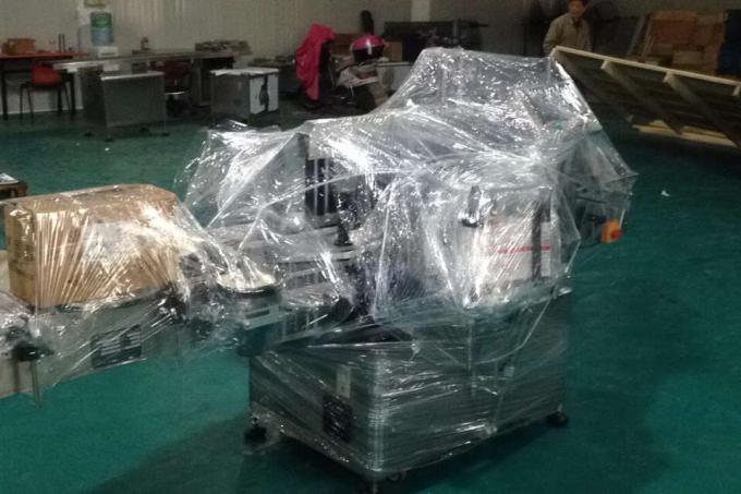 Etikettiermaschine aus Aluminiumlegierung Opp Fläschchen für runde Flaschen, industrielle Etikettiermaschine