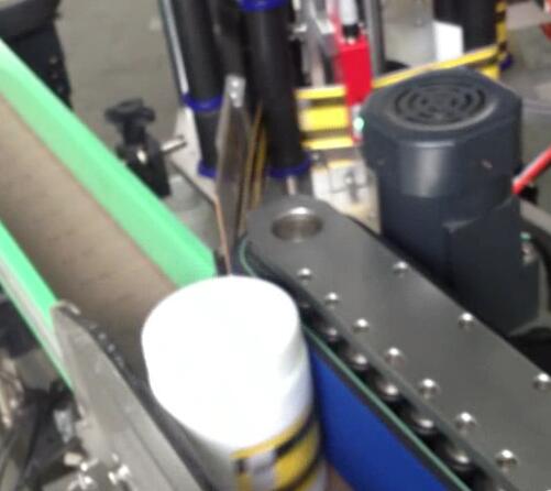 Rundflaschen-Etikettiermaschine, Abfüll- und Etikettiermaschine für Zuckerglas