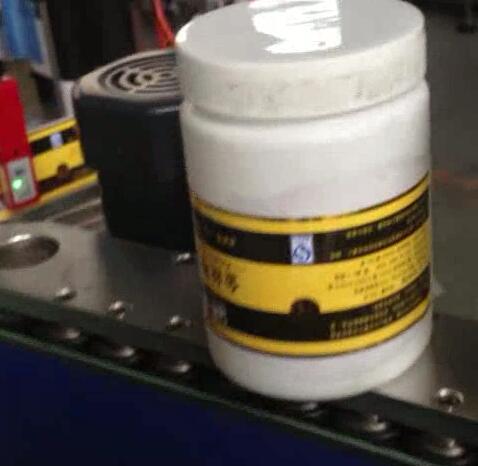 Rundflaschen-Etikettiermaschine, Abfüll- und Etikettiermaschine für Zuckerglas