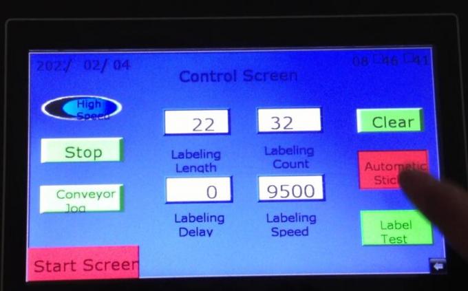 Automatische Doppelseiten-Aufkleber-Beschriftungsmaschine für magische Augen mit Plattenspieler