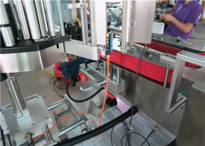 Etikettiermaschine für runde Flaschenaufkleber mit importiertem magischem Auge mit hoher Genauigkeit