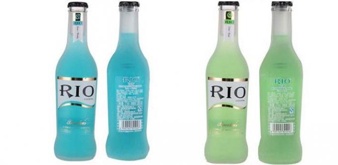 Drei etikettierte Stationen Systemaufkleber Etikettiermaschine Intriga Wine