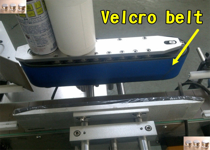China Adhesive Nagellack Etikettenapplikator Maschine für 220V 1,5 PS 50/60 Hz runde Flaschen Lieferant