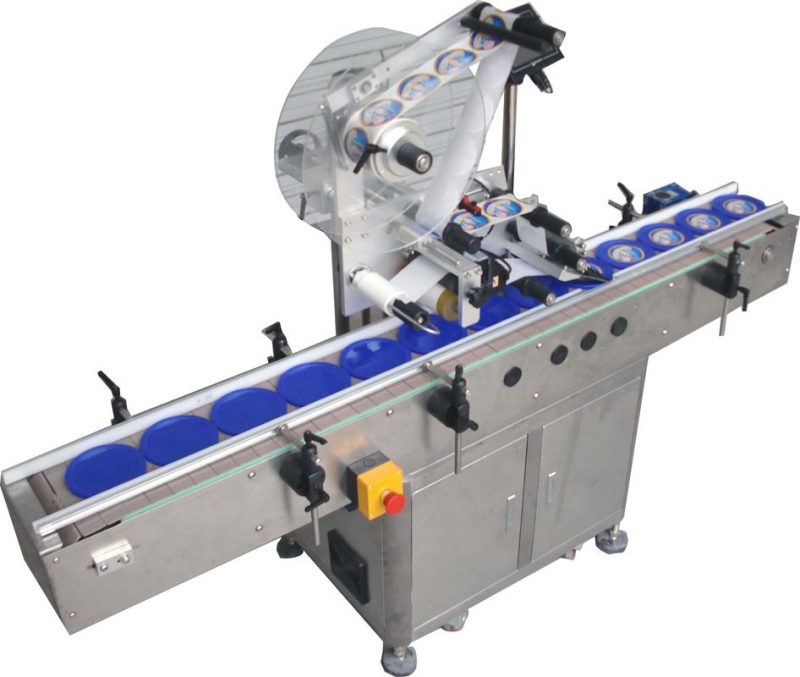 China Automatic Flat Surface Label Applicator Machine, SUS304 Edelstahl Economy Lieferant von automatischen oberen und seitlichen Etikettiermaschinen