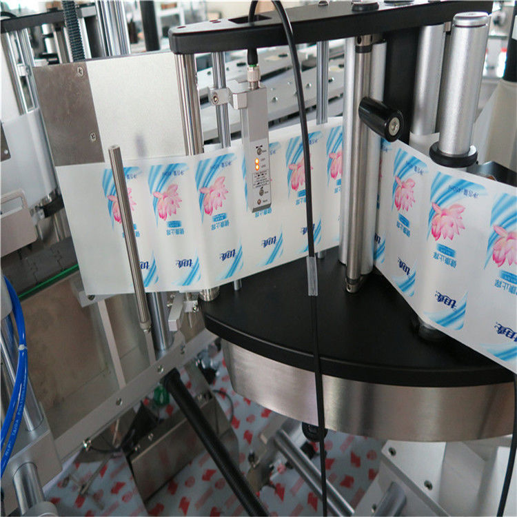 Automatische ein- / doppelseitige Sechskant-Etikettenmaschine für runde Flaschenaufkleber
