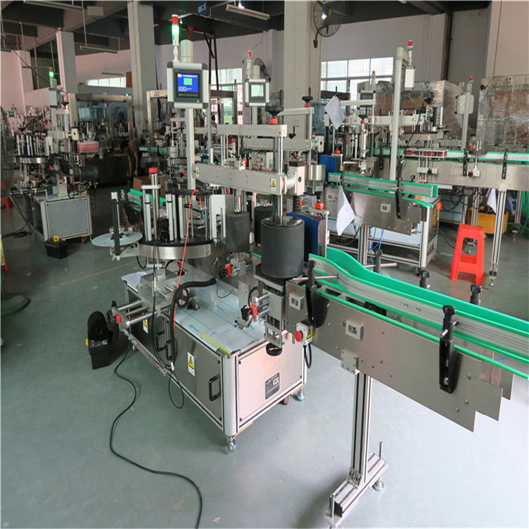 China Round Pet Bottle Etikettiermaschine, Automatic Label Applicator Machine Selbstklebender Etikettierer Lieferant