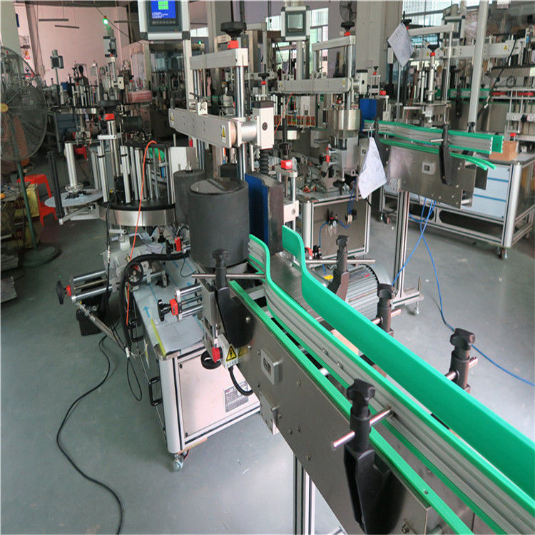 China Doppelseitige selbstklebende Aufkleber Flasche Etikettiermaschine 190mm Höhe Max Lieferant