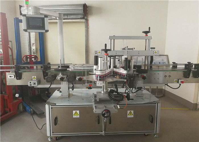 China 2 Kopf vorne und hinten Doppelseite Aufkleber Etikettiermaschine für Ovalflasche Lieferant