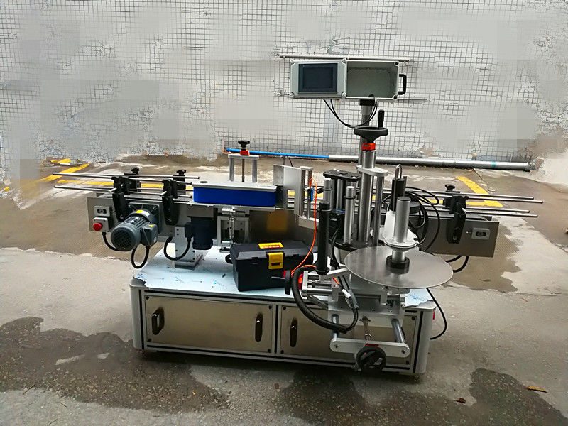 China Lieferant der automatischen Rundflaschen-Aufkleber-Etikettiermaschine (Gürteltyp)